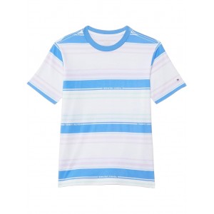Tommy Hilfiger Kids Wordmark Short Sleeve T-Shirt (Big Kids)