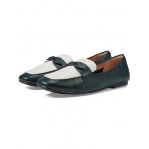 York Bow Loafer Scarab/Ivory Leather