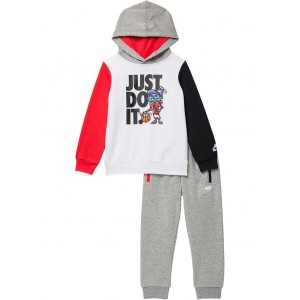Tots Pullover Hoodie and Pants Set (Toddler/Little Kids) Dark Grey Heather