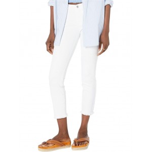7 For All Mankind Kimmie Crop in Clean White