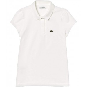 Short Sleeve Mini Pique New Iconic Polo (Infant/Toddler/Little Kids/Big Kids) White
