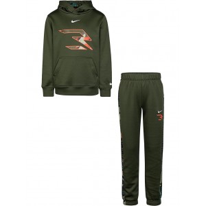 Therma Pullover Set (Little Kids) Rough Green