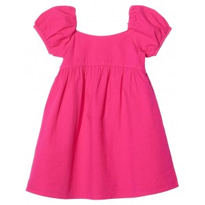 Seersucker Dress (Toddler/Little Kids/Big Kids) Pink