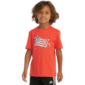 SS USA Tee24(Toddler/Little Kid) Bright Red