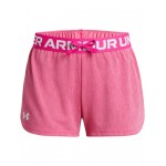 Play Up Twist Shorts (Big Kids) Rebel Pink/White