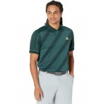 Statement Printed Polo Shadow Green