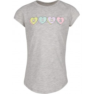 V-Day T-Shirt (Toddler/Little Kids) Grey Heather