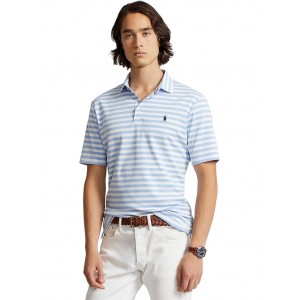 Classic Fit Soft Cotton Polo Shirt Austin Blu