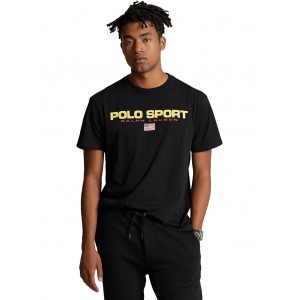 Classic Fit Polo Sport Jersey T-Shirt Polo Black