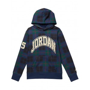 Jordan Kids Essentials Plaid Pullover Hoodie (Big Kids)