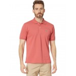Short Sleeved Ribbed Collar Shirt Sierra Red