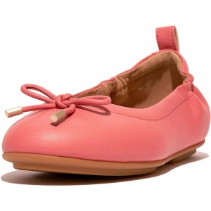 FitFlop Allegro Bow Leather Ballerinas