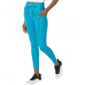 Soft Touch Drawcord Tights Rockin Teal