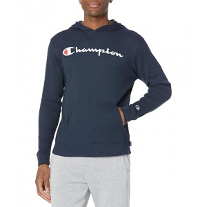 Waffle Pullover Hoodie Navy