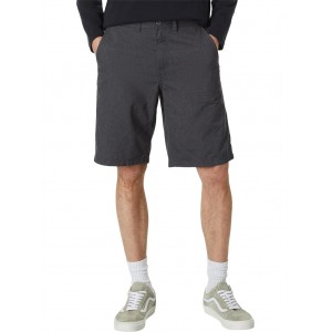 Authentic Chino Dewitt Relaxed Shorts Asphalt Heather