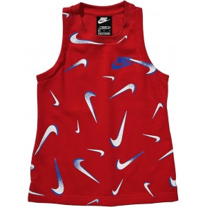 NSW French Terry All Over Print Tank (Little Kids/Big Kids) University Red/Game Royal