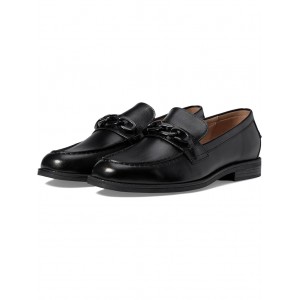 Stassi Chain Loafer Black Leather