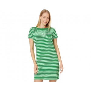 Tommy Hilfiger Striped Logo T-Shirt Dress