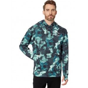 All Over Print Game Day Hoodie Hyper Wash Metallic Teal
