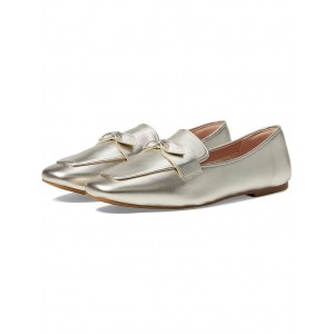 York Bow Loafer Gold Leather