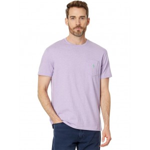 Classic Fit Jersey Pocket T-Shirt Purple