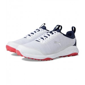 Fusion Pro Golf Shoes Puma White/Puma Navy/For All Time Red