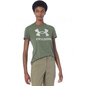 New Freedom Logo T-Shirt Marine OD Green/Desert Sand