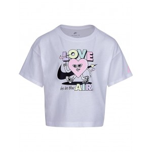 V-Day Boxy T-Shirt (Toddler/Little Kids) White