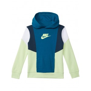 Color-Block Pullover Hoodie (Little Kids) Green Abyss