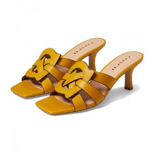 Tillie Leather Sandal Yellow Gold