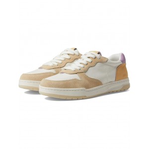 Court Low-Top Sneakers in Colorblock Leather Vibrant Lilac Multi