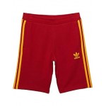 Adicolor Shorts (Little Kids/Big Kids) Team Power Red