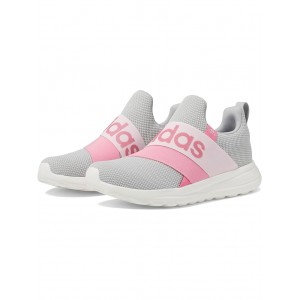 Lite Racer Adapt 6.0 (Little Kid/Big Kid) Grey Two/Pink Fusion/Bliss Pink