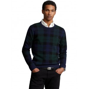 Plaid Washable Wool Sweater Blackwatch Combo