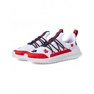 Lite Racer Adapt 5.0 Running Shoes (Little Kid/Big Kid) White/White/Scarlet Red
