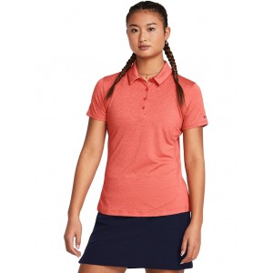 Playoff Short Sleeve Polo Red Solstice/Coho/Midnight Navy