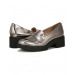 Darcy Pewter Metallic Leather