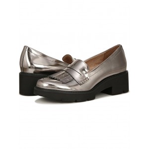 Darcy Pewter Metallic Leather