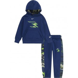 Therma Pullover Set (Toddler) Blue Void