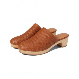 The Jordyn Clog in Woven Leather Rustic Twig