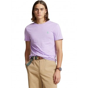 Classic Fit Jersey Crewneck T-Shirt Purple