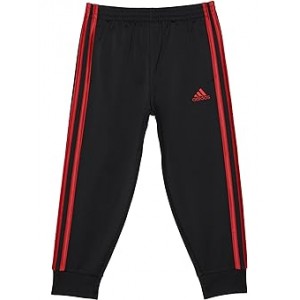 3-Stripes Tricot Joggers 23 (Toddler/Little Kids) Black/Red