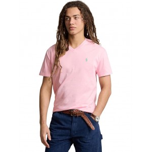 Classic Fit Jersey V-Neck T-Shirt Pink
