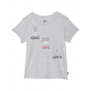 Graphic T-Shirt (Little Kids) Light Grey Heather