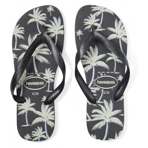 Aloha Flip Flop Sandal Black/Black/White