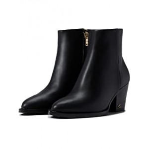 Pacey Bootie Black Smooth Leather