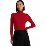 Ribbed Turtleneck Sweater Martin Red