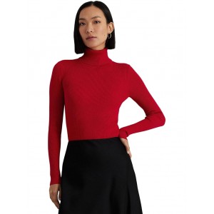 Ribbed Turtleneck Sweater Martin Red