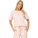 TrueCasuals Graphic T-Shirt HT1106 Blush Pink/White