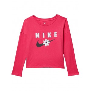 Sport Daisy Long Sleeve T-Shirt (Toddler/Little Kids) Rush Pink